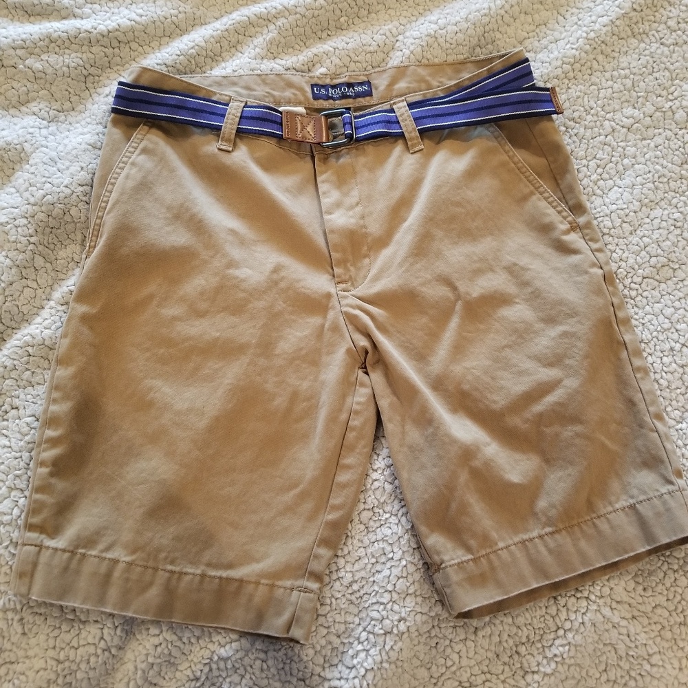 U.S. Polo Men's Khaki Shorts